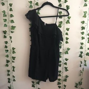 NWT Golden Days Paris Blank One Shoulder Romper